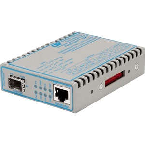 FlexPoint 10/100/1000 Gigabit Ethernet Fiber Media Converter RJ45 SFP - 1 x 10/100/1000BASE-T; 1 x 100/1000BASE-X; US AC Powered; Lifetime Warranty