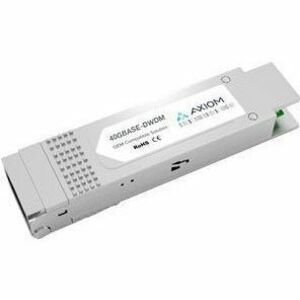 100% MSA Compatible 40GBASE-DWDM QSFP+ - Axiom 40GBASE-DWDM QSFP+ Transceiver SMF LC 80km 1530.33nm MSA Compatible