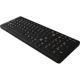 TG3 CK103S Keyboard - Cable Connectivity - USB Interface - 103 Key(s) - QWERTY Layout - Scissors Keyswitch - Black