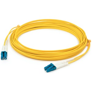 AddOn 94m LC to LC Yellow OS2 Duplex OFNR (Riser-Rated) SMF Fiber Patch Cable