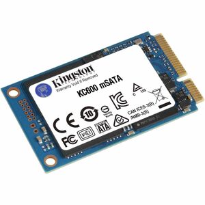 Kingston KC600 256 GB Solid State Drive - mSATA Internal - SATA (SATA/600) - Desktop PC, Notebook Device Supported - 150 TB TBW - 550 MB/s Maximum Read Transfer Rate - 256-bit Encryption Standard - 5 Year Warranty - Bulk