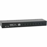 Eaton Tripp Lite Series 8-Port 1U Rack-Mount DVI / USB KVM Switch with Audio and 2-port USB Hub