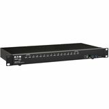 Eaton Tripp Lite Series 16-Port DisplayPort/USB KVM Switch with Audio/Video and USB Peripheral Sharing, 4K 60 Hz, 1U Rack-Mount, TAA
