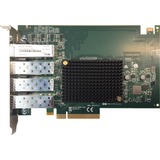 Lenovo 10Gigabit Ethernet Card - PCI Express 3.0 - 4 Port(s) - Optical Fiber - 10GBase-SR, 10GBase-X - Plug-in Card