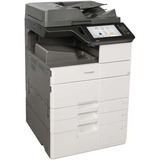 Lexmark MX912DXE Laser Multifunction Printer - Monochrome - Copier/Fax/Printer/Scanner - 65 ppm Mono Print - 1200 x 1200 dpi Print - Automatic Duplex Print - Up to 300000 Pages Monthly - 3650 sheets Input - Color Scanner - 600 dpi Optical Scan - Monochrome Fax - Gigabit Ethernet - USB - For Plain Paper Print