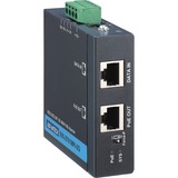 Advantech Hardened Multi-Speed Mega PoE Injector - 57 V DC Input - 1 x 10/100/1000TX Input Port(s) - 1 x PoE Output Port(s) - 90 W