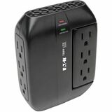 Eaton Tripp Lite Series Protect It! Surge Protector with 3 Rotatable Outlets, 3 Stationary, side facing Outlets, Direct-Plug In, 1200 Joules