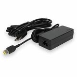 AddOn Lenovo® 0B47455 Compatible 65W 20V at 3.25A Black Slim Tip Laptop Power Adapter and Cable