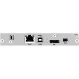 Black Box DKM FX KVM Extender Transmitter - 32808.40 ft Range - 4K - 3840 x 2160 Maximum Video Resolution - 1 x Network (RJ-45) - 2 x USB - DisplayPort - For PC, Linux, Sun, Mac, Unix - TAA Compliant