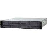 Infortrend EonStor GS 2012 SAN/NAS Storage System - 12 x HDD Supported - 12 x SSD Supported - 2 x 12Gb/s SAS Controller - RAID Supported - 0, 1, 3, 5, 6, 10, 30, 50, 60 RAID Levels - 12 x Total Bays - 12 x 2.5"/3.5" Bay - Gigabit Ethernet - Network (RJ-45) - iSCSI, CIFS/SMB, AFP, NFS, FTP, FXP, WEBDAV, IPv6, DHCP, LDAP, SNMP - 2 SAS Port(s) External - 2U - Rack-mountable
