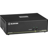 Black Box KVM Switchbox with CAC - 2 Computer(s) - 1 Local User(s) - 3840 x 2160 - 2 x PS/2 Port - 4 x USB - 3 x DVI - Desktop - TAA Compliant