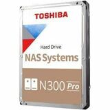Toshiba N300 Pro HDWG62AXZSTB 20 TB Hard Drive - 3.5" Internal - SATA (SATA/600) - Conventional Magnetic Recording (CMR) Method