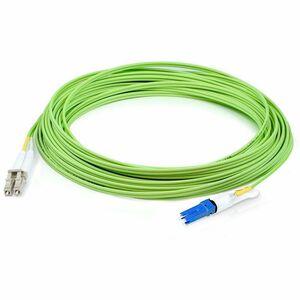 AddOn 7m CS to LC Lime Green OM5 Duplex OFNR (Riser-Rated) Fiber Patch Cable