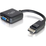 C2G 8i DisplayPort to VGA Active Adapter Converter - DisplayPort Male to VGA Female, 1920 x 1200, Black