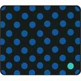 OTM Classic Prints Black Mouse Pad, Dotty Gone Blue