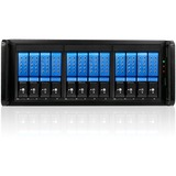RAIDage JAGE412HDBL-DE Drive Enclosure 12Gb/s SAS, SATA/600 - Mini-SAS HD Host Interface - 4U Rack-mountable - Black, Blue