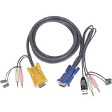 IOGEAR USB KVM Cable - 3ft