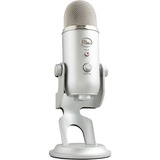 Blue Yeti Wired Condenser Microphone - Stereo - 20 Hz to 20 kHz - Cardioid, Bi-directional, Omni-directional - Desktop, Stand Mountable, Side-address - USB