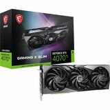 MSI NVIDIA GeForce RTX 4070 Ti Graphic Card - 12 GB GDDR6X - 7680 x 4320 - 2.75 GHz Boost Clock - 192 bit Bus Width - PCI Express 4.0 - DisplayPort - 3 x DisplayPort - HDMI