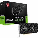 MSI NVIDIA GeForce RTX 4060 Ti Graphic Card - 8 GB GDDR6 - 7680 x 4320 - 2.58 GHz Boost Clock - 128 bit Bus Width - PCI Express 4.0 x16 - DisplayPort - 3 x DisplayPort - HDMI