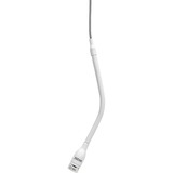Shure Microflex MX202WP-A/C Wired Condenser Microphone - White - 30 ft - 50 Hz to 17 kHz - Cardioid - Ceiling Mount, Headworn, Stand Mountable - XLR