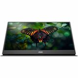 AOC 16E10 16" Class Full HD LED Monitor - 16:9 - Black
