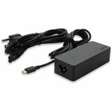AddOn Lenovo 4X20M26268 Compatible 65W 20V at 3.25A Black USB-C Laptop Power Adapter and Cable