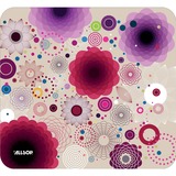 Allsop NatureSmart Image Mousepad - Retro Floral - (30594) - Retro Floral - 0.10" Height x 8.50" Width - Natural Rubber, Latex - Anti-skid