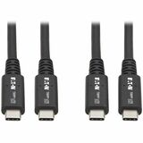 Eaton Tripp Lite Series USB4 40Gbps Cable (M/M) - USB-C, 8K 60 Hz, 100W PD Charging, Black, 31 in. (0.8 m)