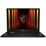 MSI Stealth A18 AI+ Stealth A18 AI+ A3XWIG-009US 18" Copilot+ PC Gaming Notebook - UHD+ - AMD Ryzen AI 9 HX 370 - 64 GB - 2 TB SSD - Midnight Black