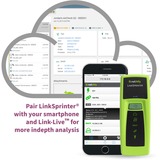 NetAlly LinkSprinter Pocket Network Tester - LinkSprinter and wrist strap. PoE Testing - Twisted Pair - Wi-Fi