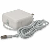AddOn Apple Computer® MC503LL/A Compatible 45W 14.5V at 3.1A Black MagSafe 1 Laptop Power Adapter and Cable
