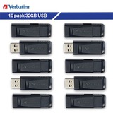 32GB Store 'n' Go® USB Flash Drive - 10pk Business Bulk - Black
