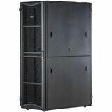 Panduit FlexFusion Rack Cabinet - For Server - 45U Rack Height - Black