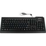 Seal Shield Silver Seal Waterproof Keyboard - Cable Connectivity - USB Interface - 105 Key(s) - Italian - QWERTY Layout - Mac - Membrane Keyswitch - Black