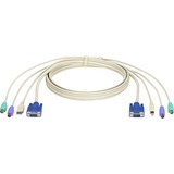 Black Box KVM CPU Cable - DT Pro Series, VGA, PS/2, 9-ft. (2.7-m)