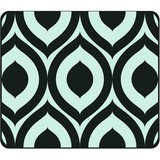 OTM Classic Prints Black Mouse Pad, Elm Frost Green