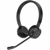 Jabra Evolve 65 TE Headset - Microsoft Teams Certification - Stereo - Wireless - Bluetooth - 98.4 ft - 20 Hz to 20 kHz - Over-the-head, On-ear - Binaural - Supra-aural - Electret Condenser, Uni-directional Microphone