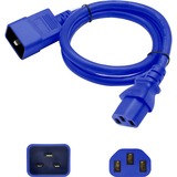 AddOn 6ft C13 Female to C20 Male 14AWG 100-250V at 15A Black Power Cable
