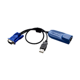 Raritan D2CIM-VUSB KVM Cable Adapter - KVM Cable - First End: 1 x 15-pin HD-15, 1 x 4-pin USB Type A - Male - Second End: 1 x RJ-45 Network - Female - 64