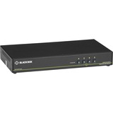 Black Box KVM Switchbox with CAC - 4 Computer(s) - 1 Local User(s) - 3840 x 2160 - 6 x USB - 5 x DisplayPort - Desktop - TAA Compliant