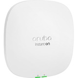 HPE Instant On AP25 Dual Band 802.11ax 5.30 Gbit/s Wireless Access Point - Indoor - 2.40 GHz, 5 GHz - Internal - MIMO Technology - 1 x Network (RJ-45) - 2.5 Gigabit Ethernet - Wall Mountable, Ceiling Mountable, Rail-mountable