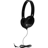 Hamilton Buhl Primo Stereo Headphones - BLACK - Stereo - Mini-phone (3.5mm) - Wired - 32 Ohm - 50 Hz to 20 kHz - Over-the-head - Binaural - Ear-cup - 5 ft Cable - Black