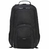 Targus Groove CVR617 Carrying Case (Backpack) for 17" Notebook - Black - TAA Compliant - Shock Absorbing - 840D Nylon Body - Foam Interior Material - Shoulder Strap - 19.8" Height x 12.8" Width x 6.5" Depth - 7.93 gal Volume Capacity - 1 Each