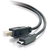 C2G 6ft USB 2.0 USB-C to USB-B Cable M/M - Black