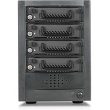 RAIDage JAGE5BT4HD-TG Drive Enclosure 12Gb/s SAS, SATA/600 - Mini-SAS HD Host Interface Tower - Black