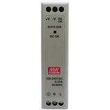 Transition Networks Industrial DIN Rail Mounted Power Supply - DIN Rail - 120 V AC, 230 V AC Input - 24 V DC Output - 10 W - 84% Efficiency