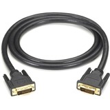 Black Box DVI-I Dual-Link Cable - 16.40 ft DVI-I Video Cable for Video Device, Computer, Projector, Monitor, KVM Switch - First End: 1 x DVI-I (Dual-Link) Digital Video - Male - Second End: 1 x DVI-I (Dual-Link) Digital Video - Male - 9.9 Gbit/s - Supports up to 2560 x 1600 - Shielding - Gold Plated Connector - 28 AWG - Black