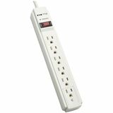 Eaton Tripp Lite Series Protect It! 6-Outlet Surge Protector, 6 ft. Cord, 900 Joules, Diagnostic LED, Light Gray Housing