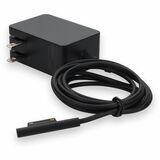 AddOn Microsoft® LAC-00001 Compatible 24W 12V at 2.0A Black Magnetic Tip Laptop Power Adapter and Cable